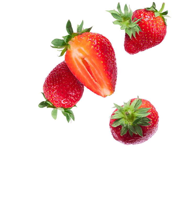 gelado Santini sabor morango