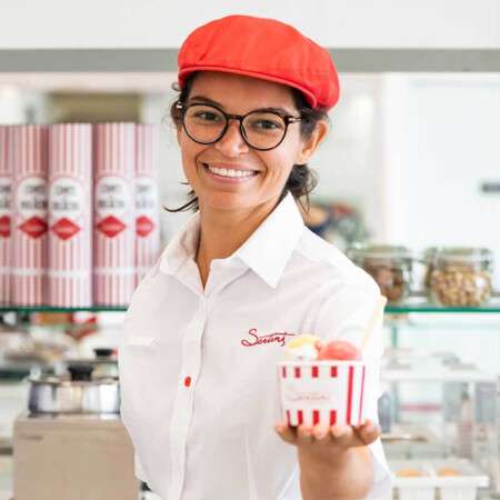 Gelados Santini em copo