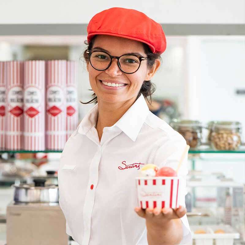 Gelados Santini em Copo